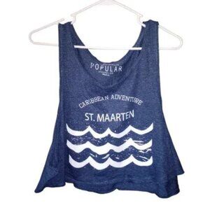 Popular Apparel Co. Crop Top Size Medium